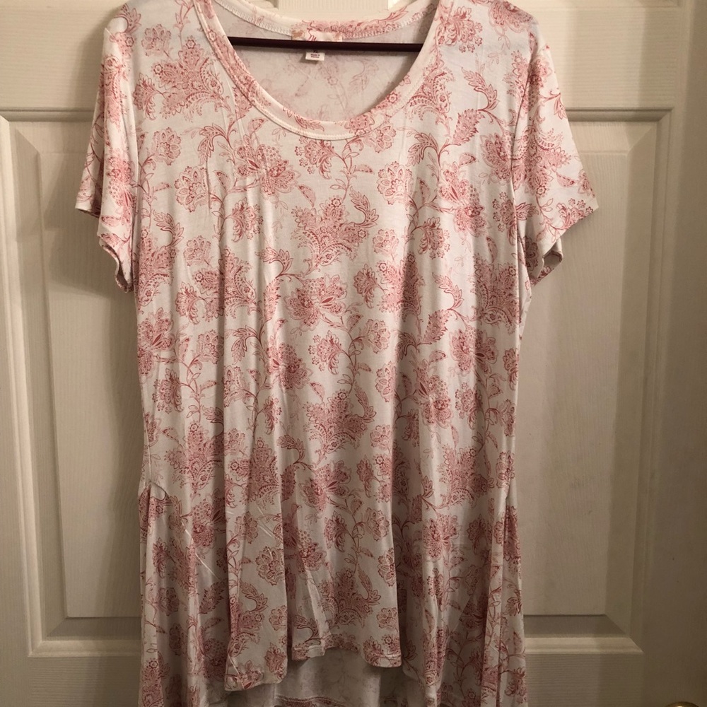 Pink pattern tunic